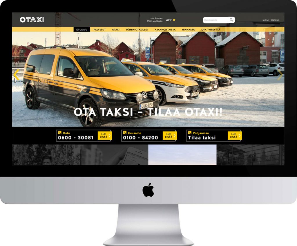 Otaxi nettisivut